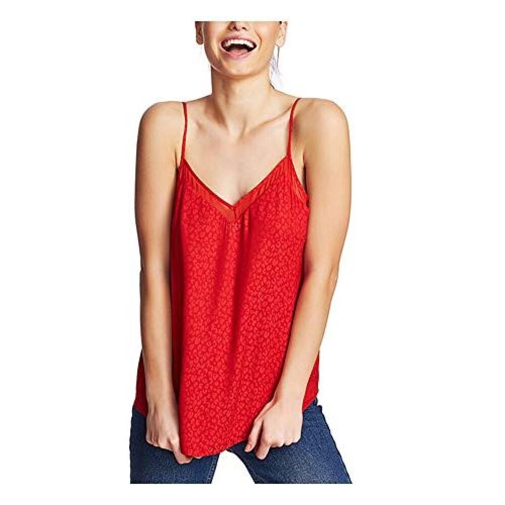 1.State Leopard Print Chiffon Camisole